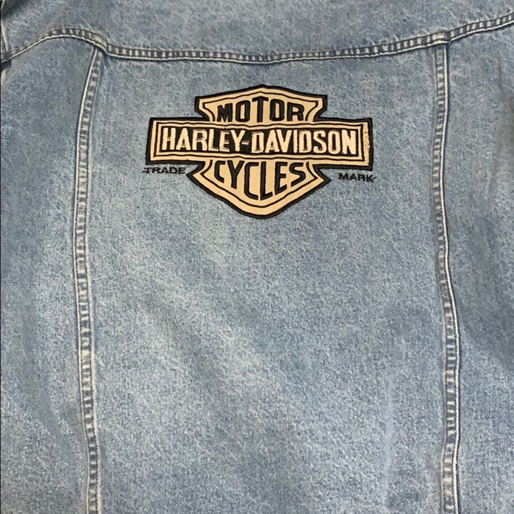 Mens XL Harley Jean Jacket